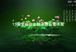 13届全运会女排决赛五星体育