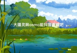 大疆灵眸osmo能抖音直播吧